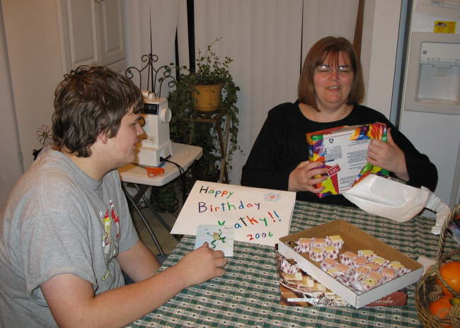 Kathys Birthday - Andrew and Kathy